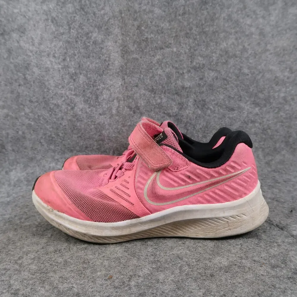 Nike Shoes Kids 2 Athletic Trainer Star Runner 2.0 Pink Easy On Adjustable Strap